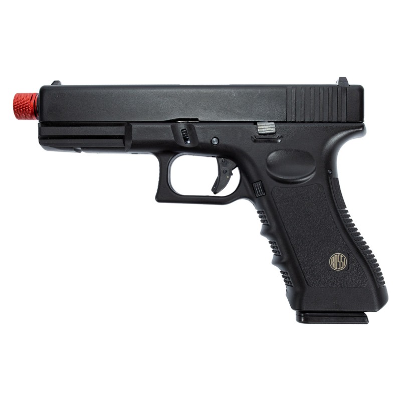 PISTOLA DE AIRSOFT A GÁS GBB GREEN GAS R17 FULL METAL BLOWBACK 6mm - ROSSI