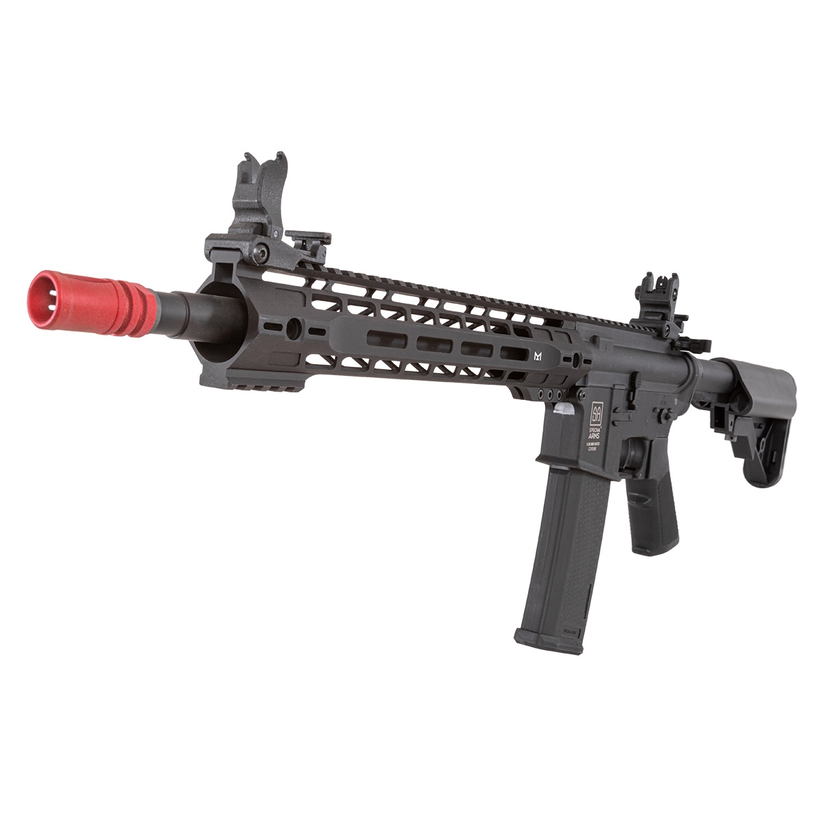 RIFLE DE AIRSOFT AEG M4 CARBINE LONG M-LOK SAC14 BLACK LINHA CORE CSERIE - SPECNA ARMS - Imagem 3